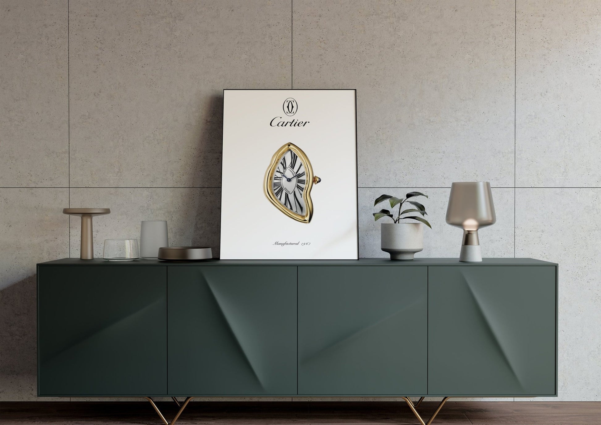 Cartier Crash Poster - M & SON