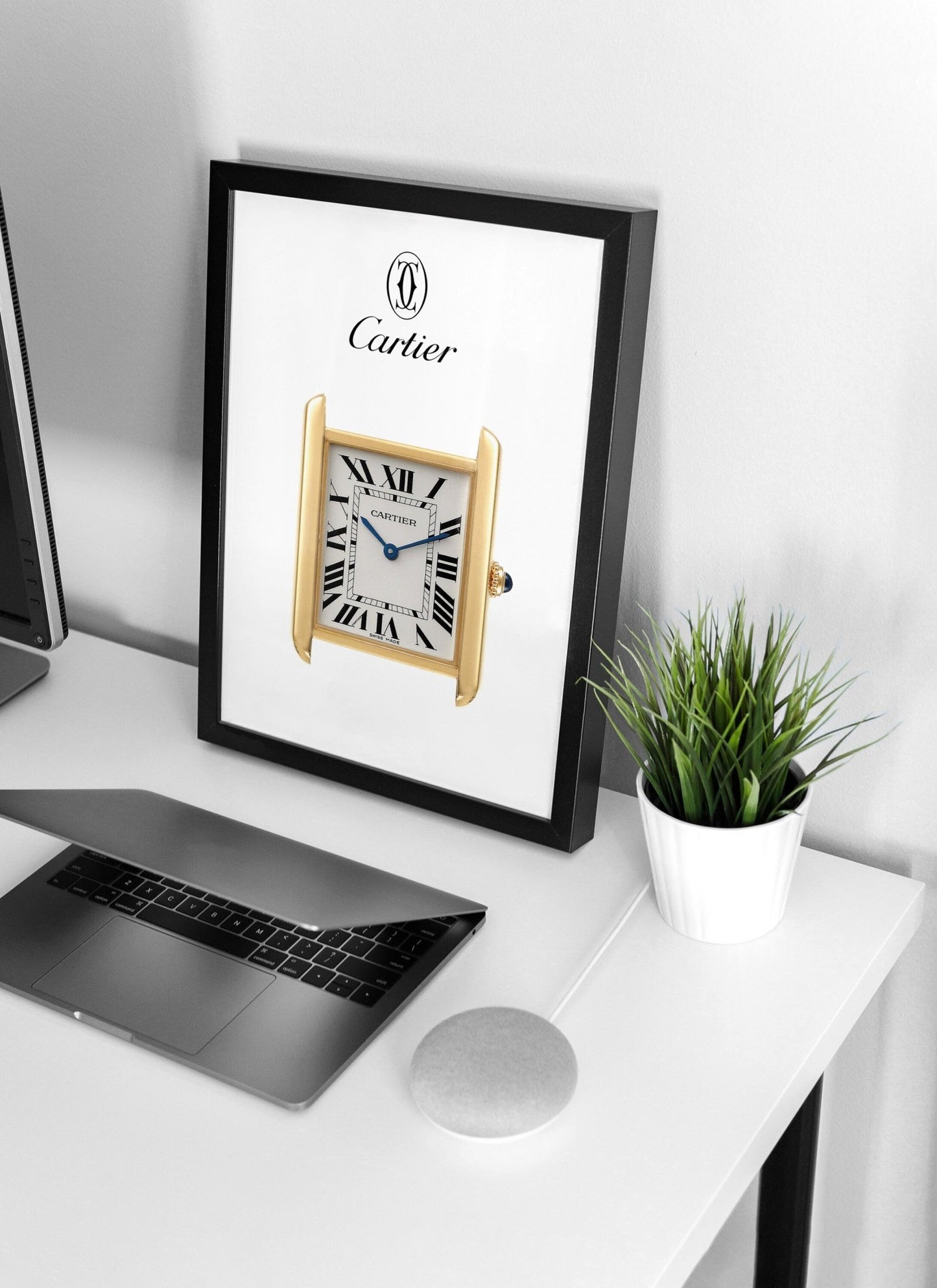 Cartier Tank Solo Poster - M & SON