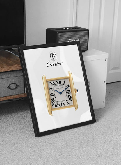 Cartier Tank Solo Poster - M & SON