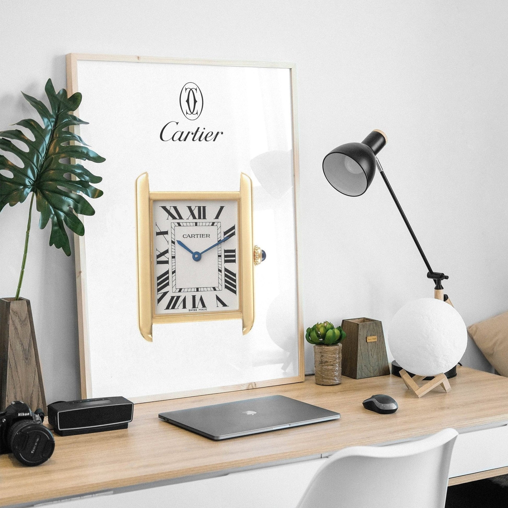 Cartier Tank Solo Poster - M & SON