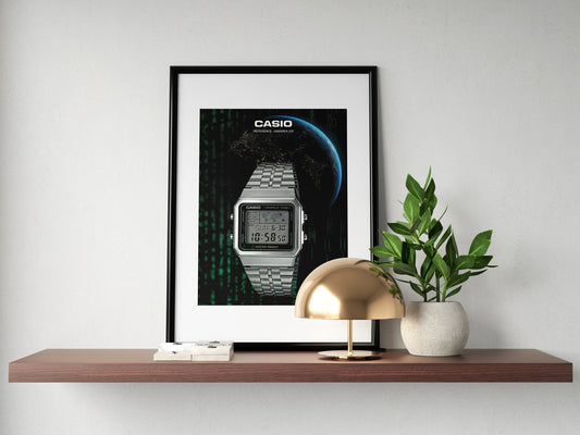 Casio World Time Poster - M & SON
