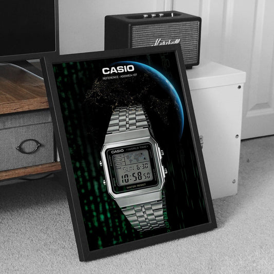Casio World Time Poster - M & SON