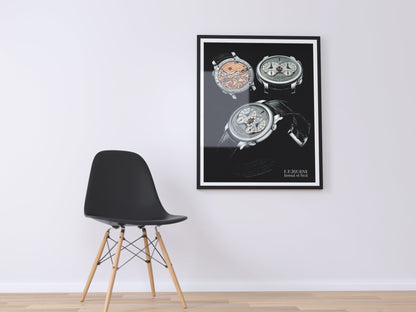 F.P.Journe Chronomètre à Résonance Poster - M & SON