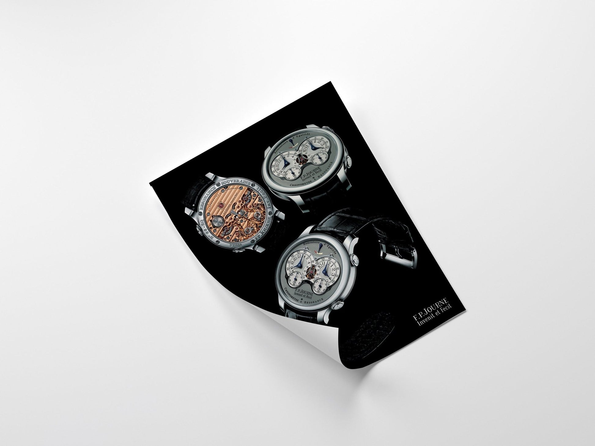 F.P.Journe Chronomètre à Résonance Poster - M & SON