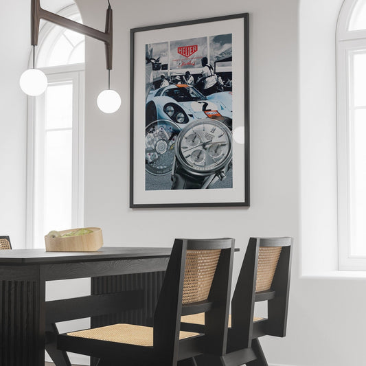 Heuer Carrera 160th Anniversary Poster - M & SON