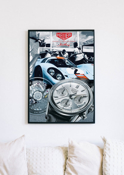 Heuer Carrera 160th Anniversary Poster - M & SON