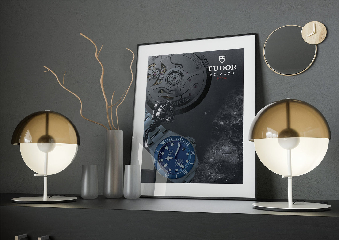 Tudor Pelagos Blue Dial Poster