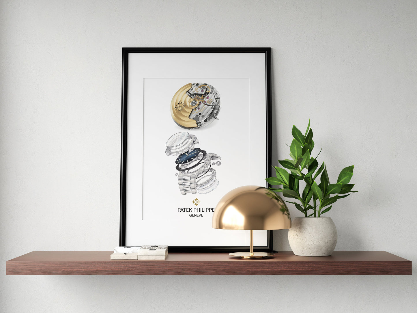 m and son, watch poster, forward facing