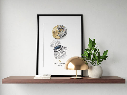 m and son, watch poster, forward facing