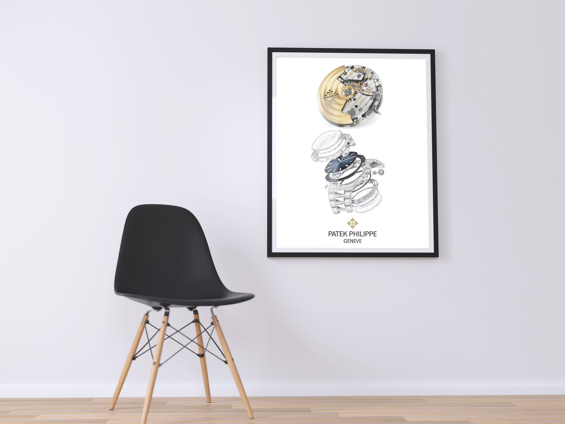 m and son, watch poster, forward facing