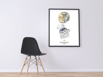 m and son, watch poster, forward facing