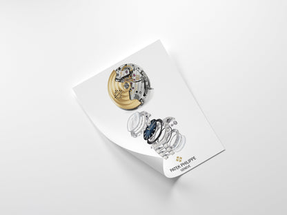 m and son, watch poster, forward facing