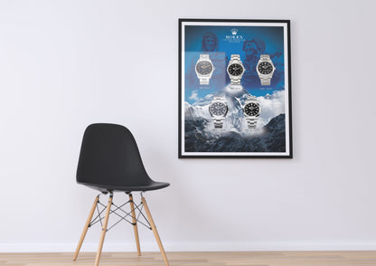 Rolex Explorer Design History Poster