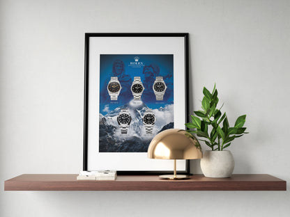 Rolex Explorer Design History Poster