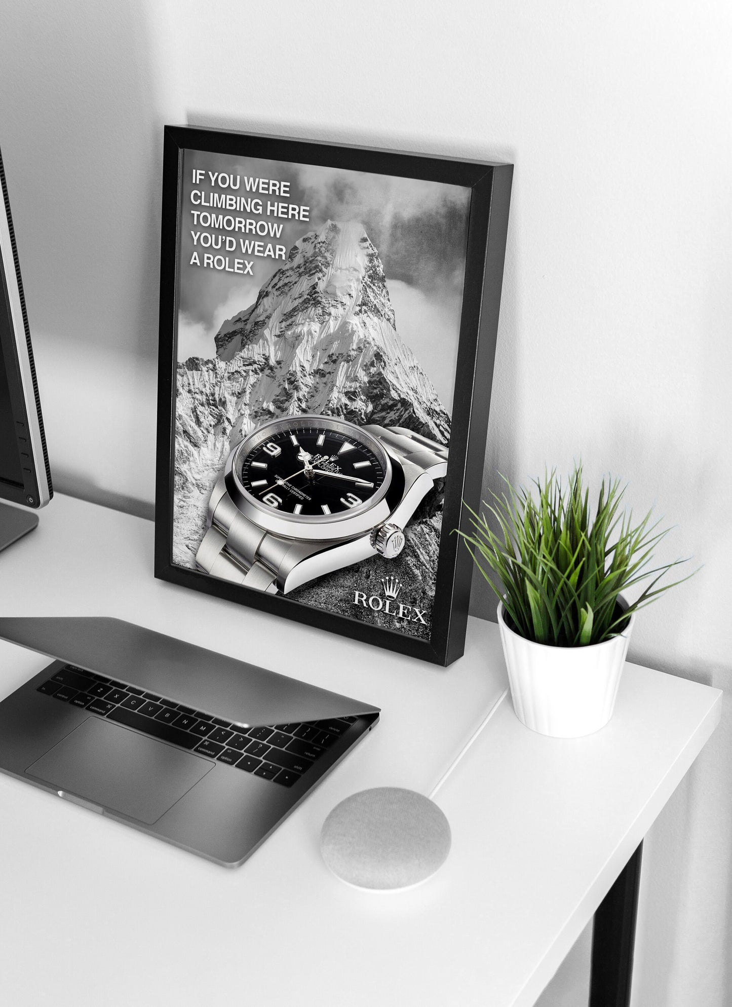 Rolex Explorer Advert Poster