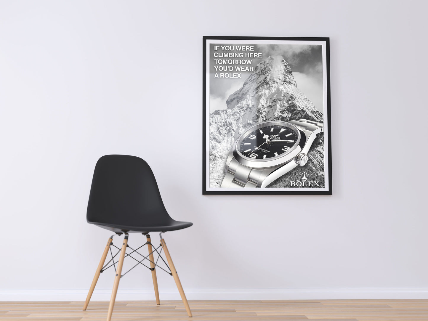 Rolex Explorer Advert Poster