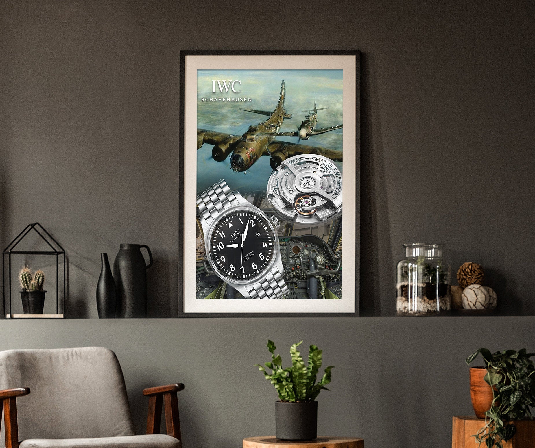 m and son, watch poster, forward facing
