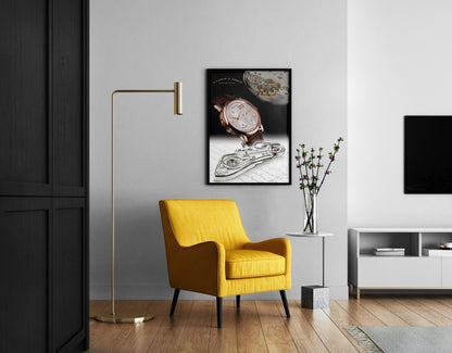 m and son, watch poster, forward facing