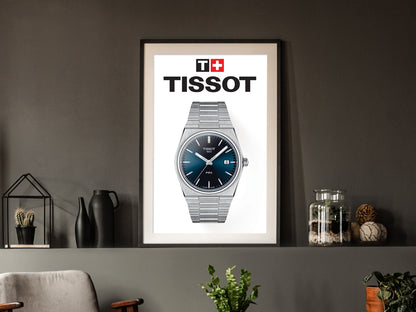 Tissot PRX Blue Dial Poster