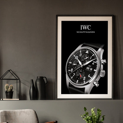 IWC Chronograph Poster - M & SON