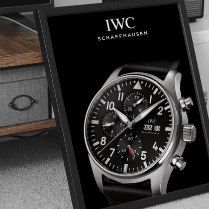 IWC Chronograph Poster - M & SON