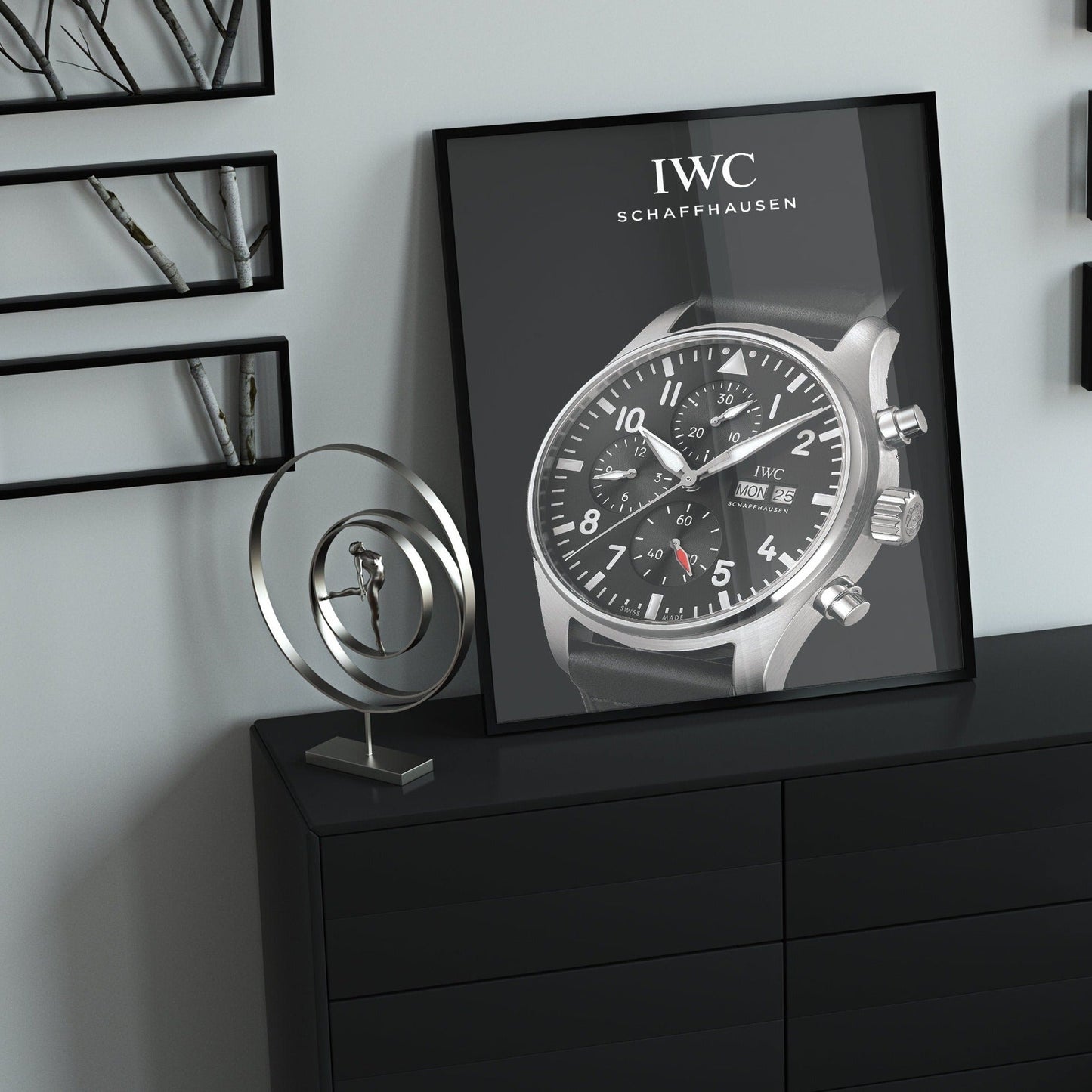 IWC Chronograph Poster - M & SON