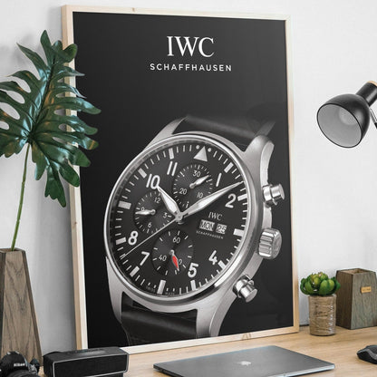IWC Chronograph Poster - M & SON