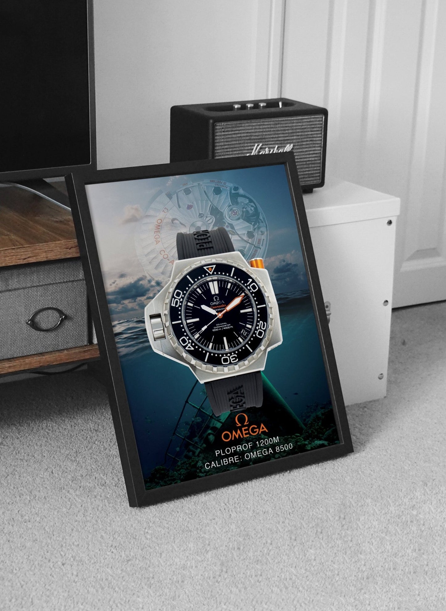 Omega Ploprof 1200M Poster - M & SON