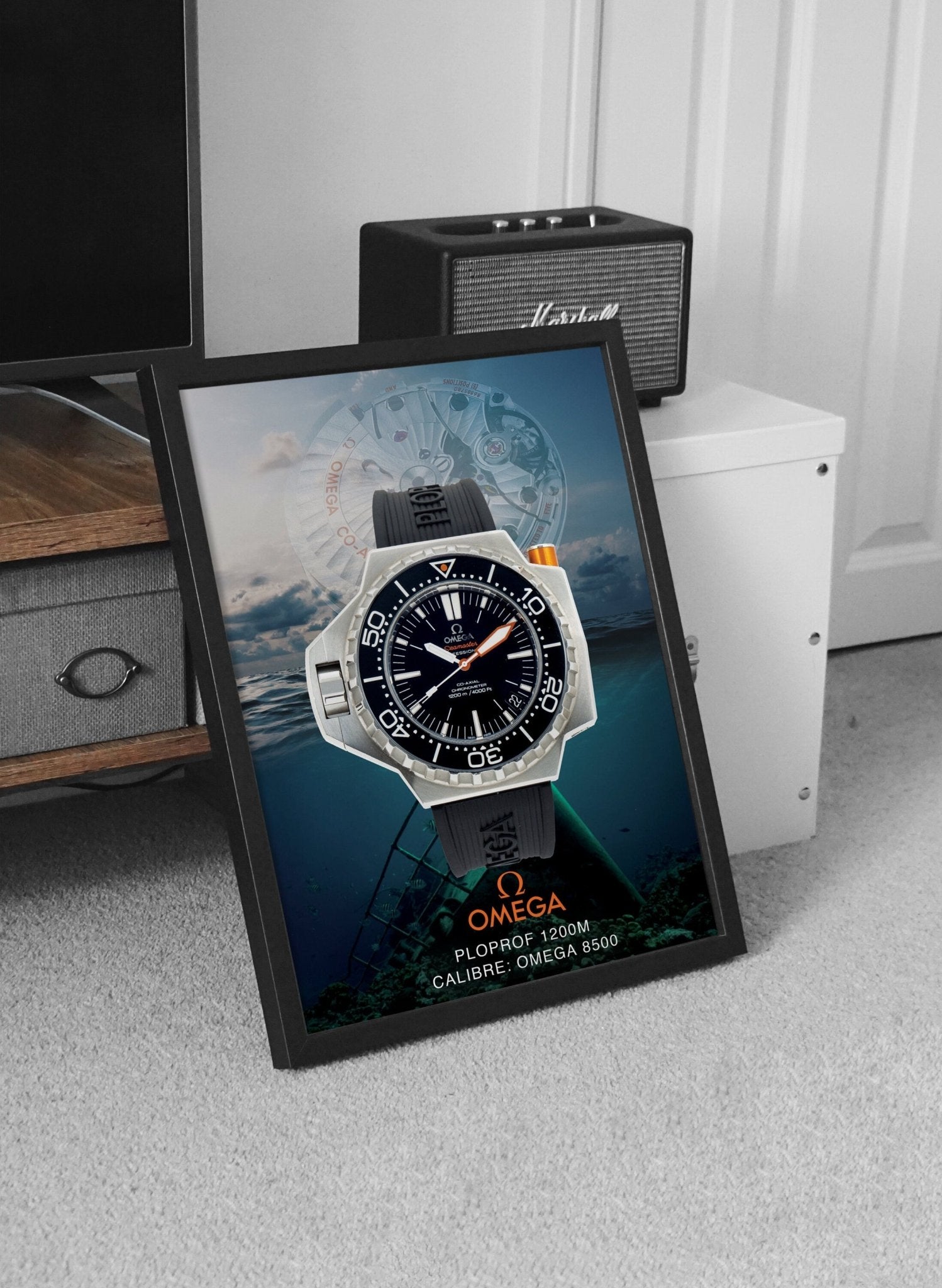 Omega Ploprof 1200M Poster - M & SON