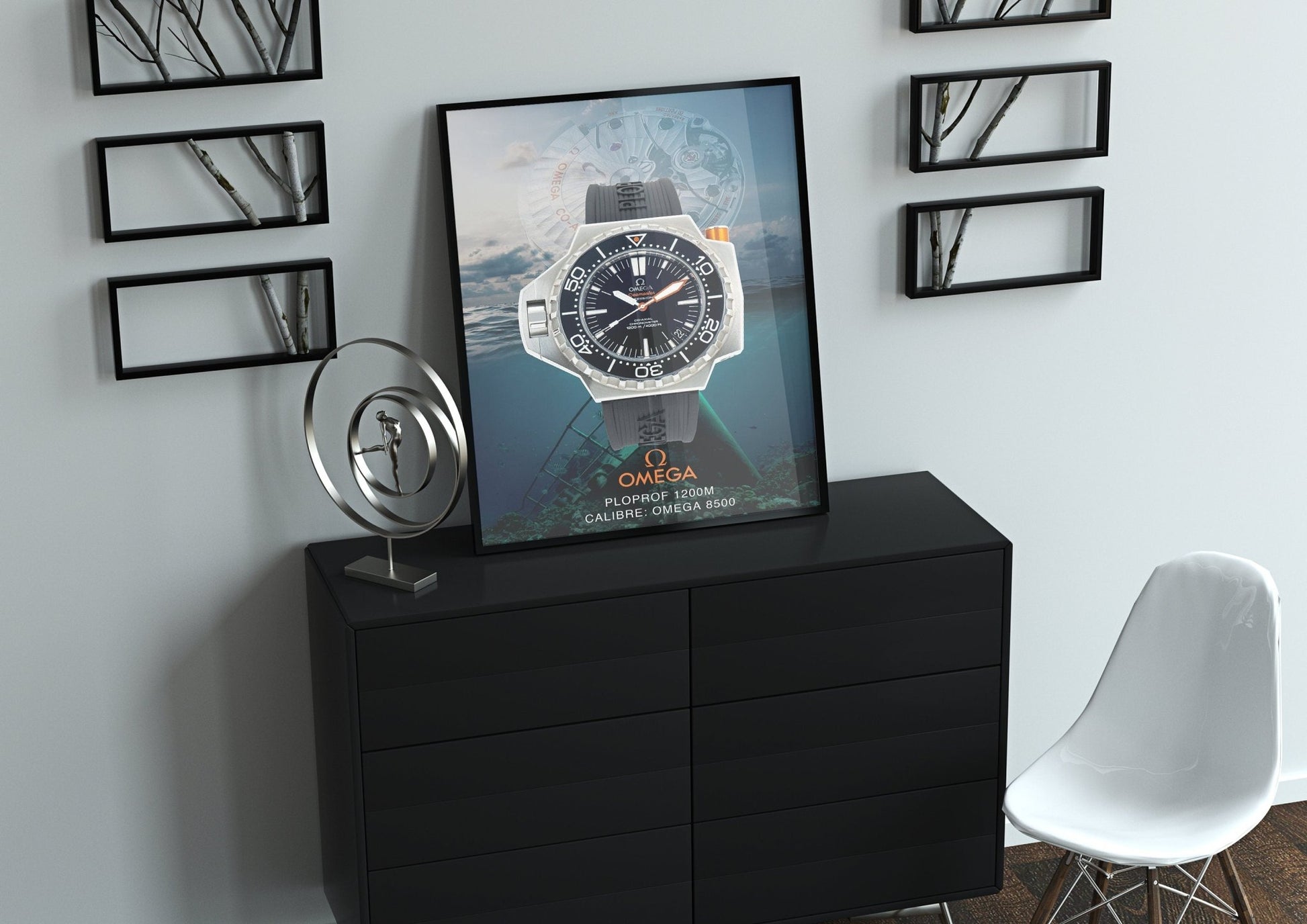 Omega Ploprof 1200M Poster - M & SON