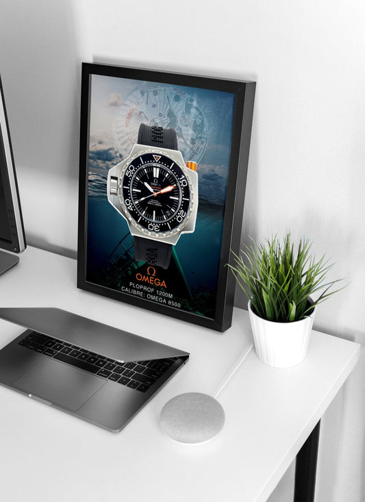 Omega Ploprof 1200M Poster - M & SON