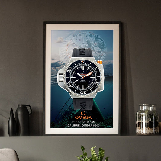 Omega Ploprof 1200M Poster - M & SON