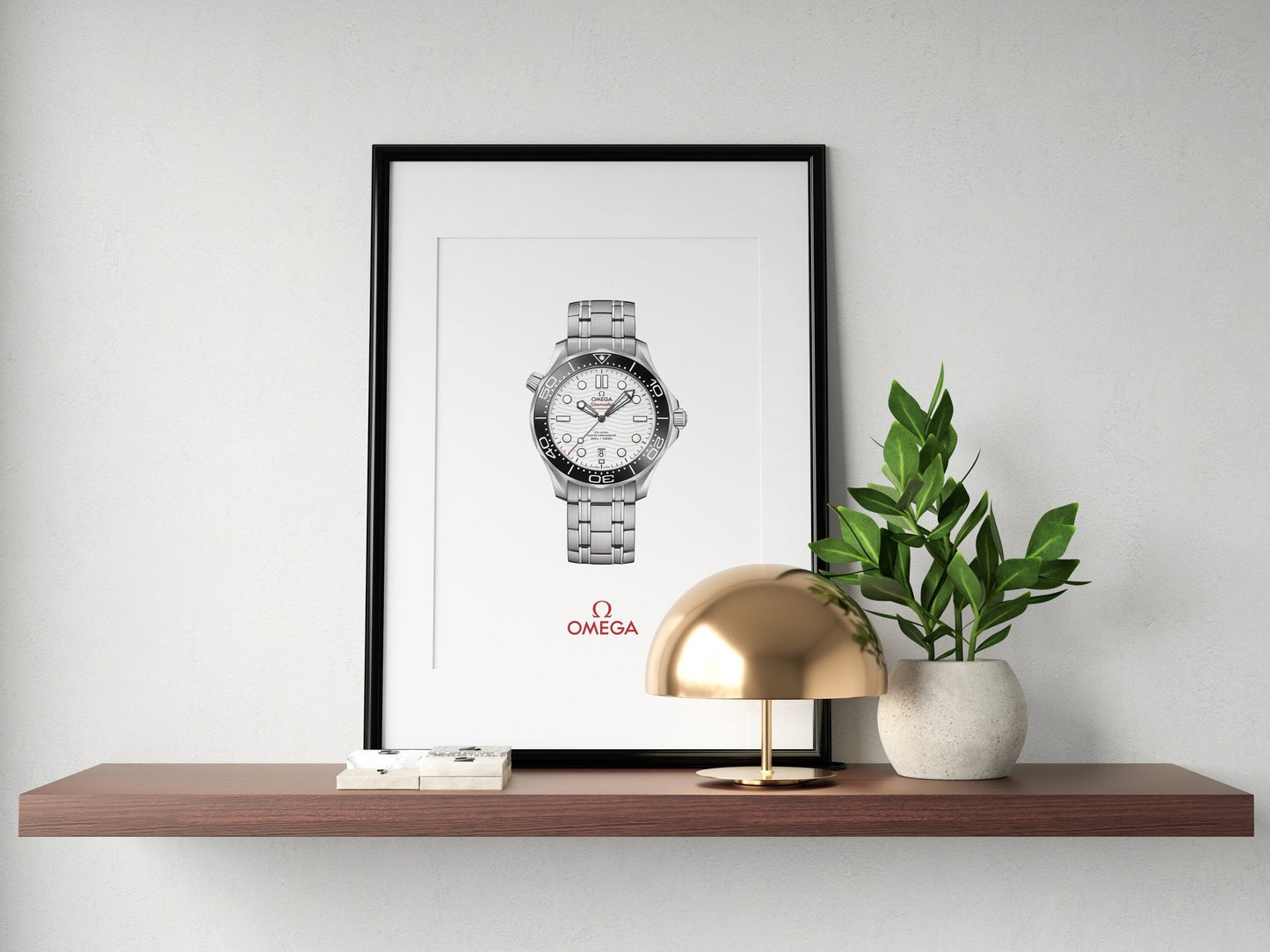 Omega Seamaster 300m Poster - M & SON