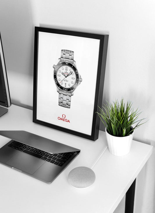 Omega Seamaster 300m Poster - M & SON
