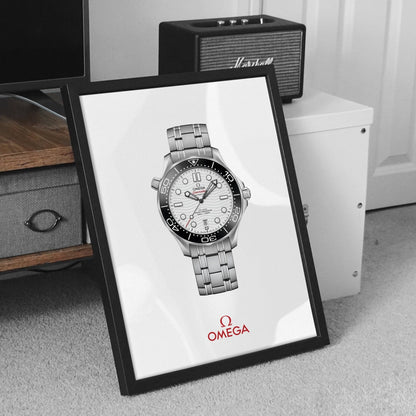 Omega Seamaster 300m Poster - M & SON