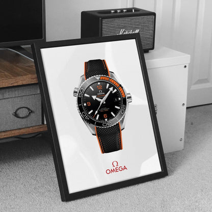 Omega Seamaster Planet Ocean Poster - M & SON