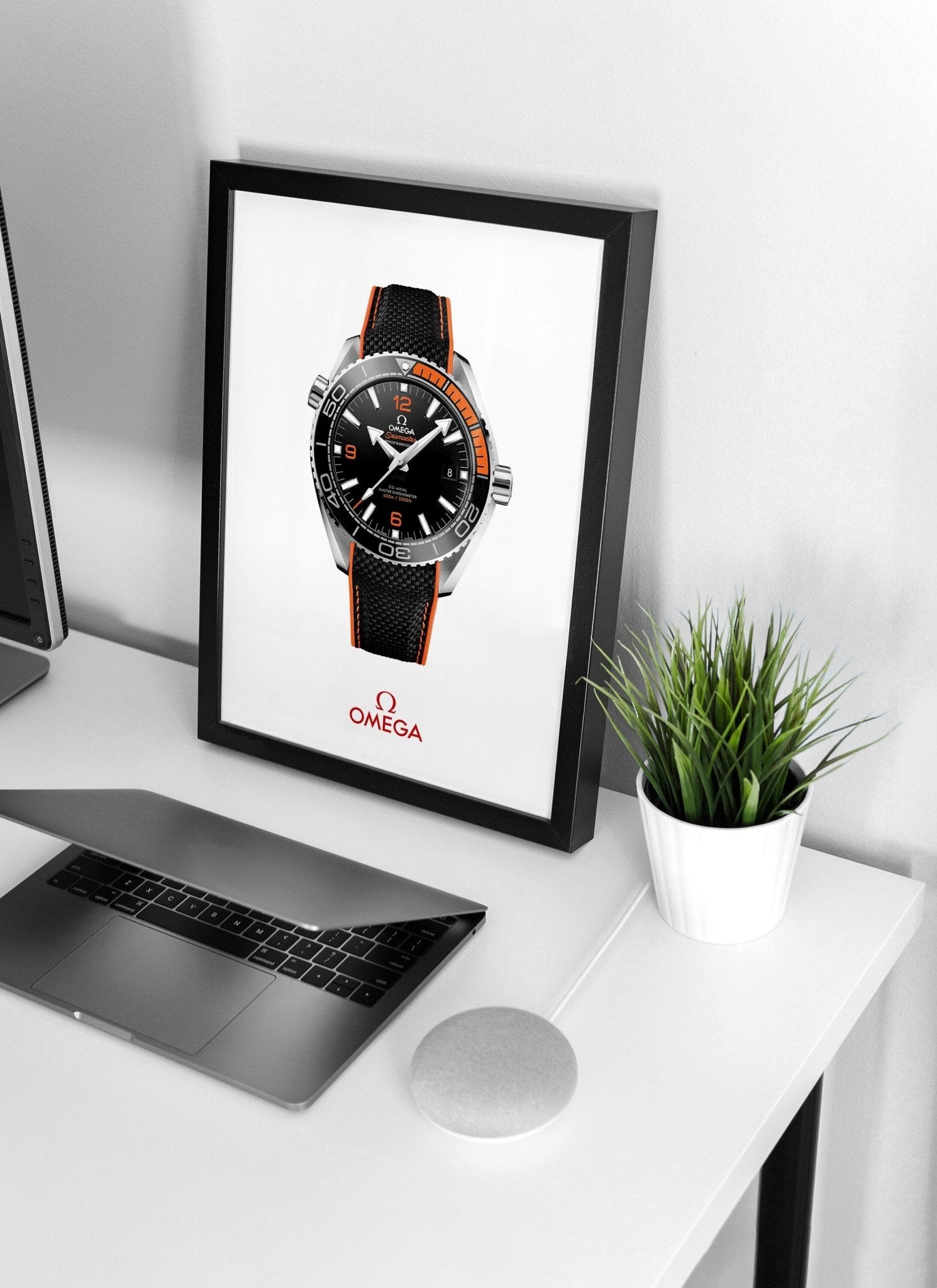 Omega Seamaster Planet Ocean Poster - M & SON