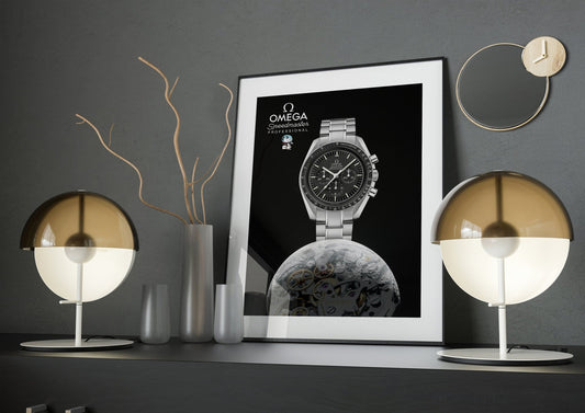 Omega Speedmaster Professional Snoopy Poster - M & SON