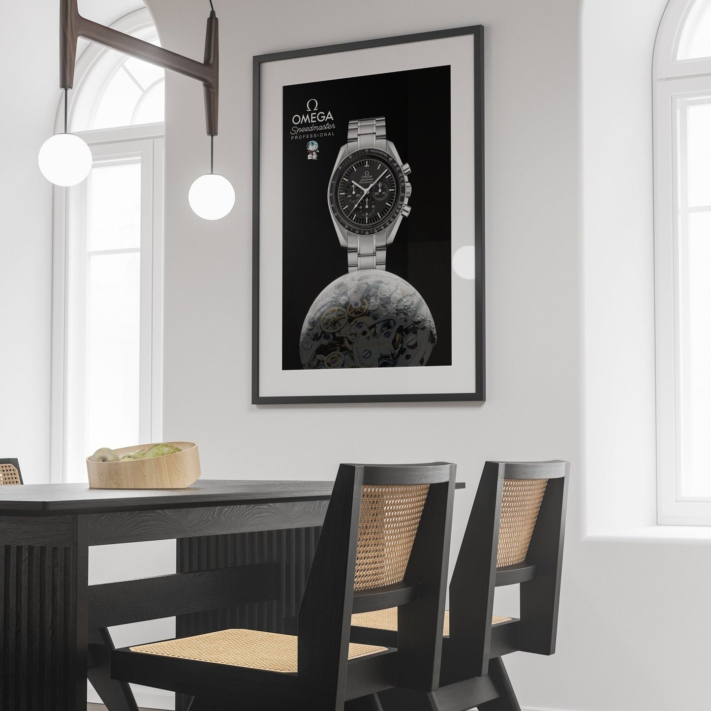 Omega Speedmaster Professional Snoopy Poster - M & SON