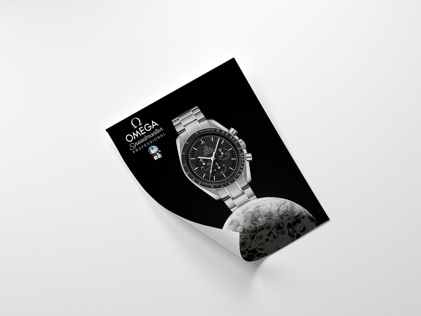 Omega Speedmaster Professional Snoopy Poster - M & SON
