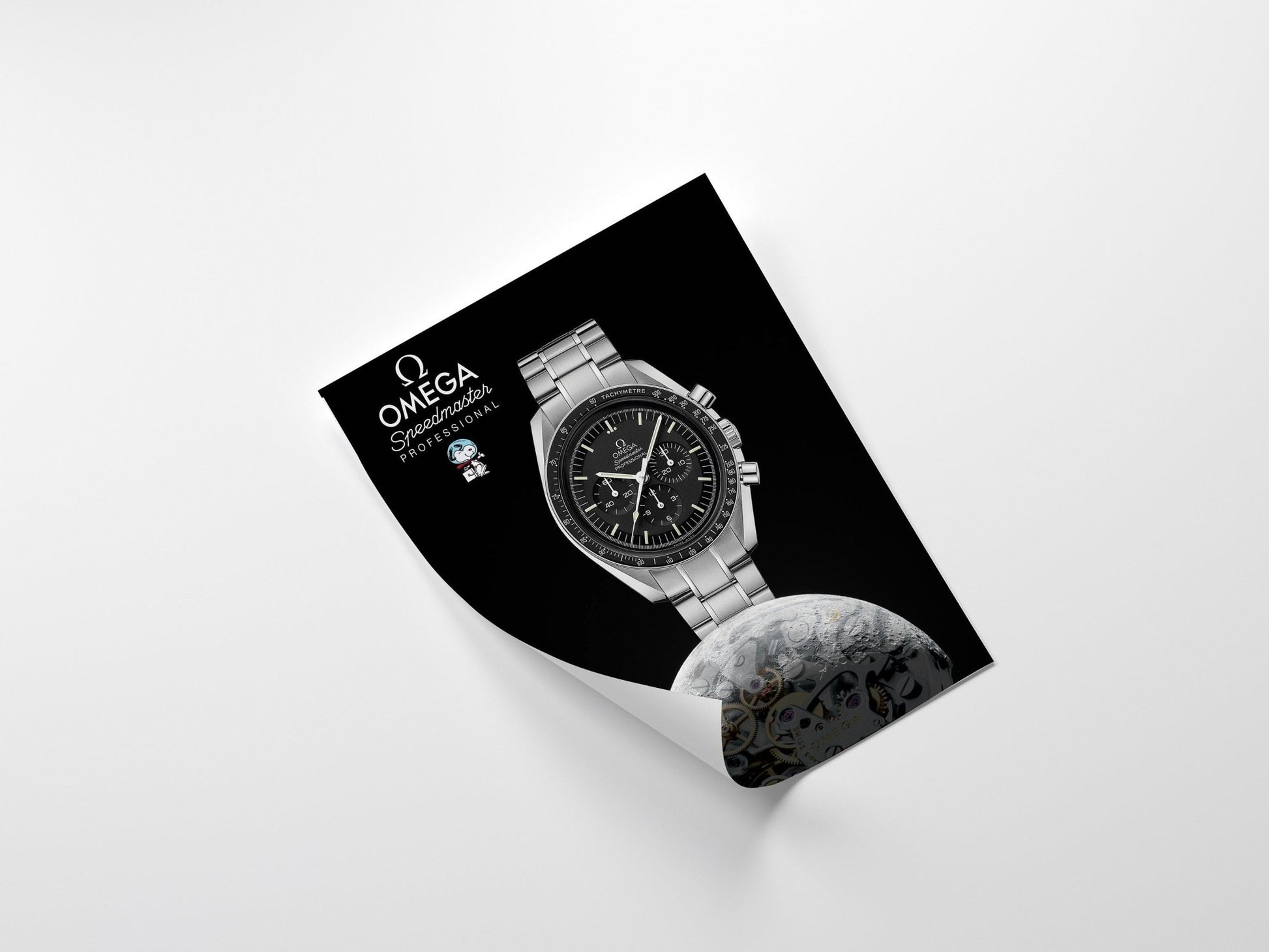 Omega Speedmaster Professional Snoopy Poster - M & SON