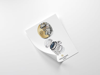 Patek Philippe Nautilus Exploding Design Poster - M & SON