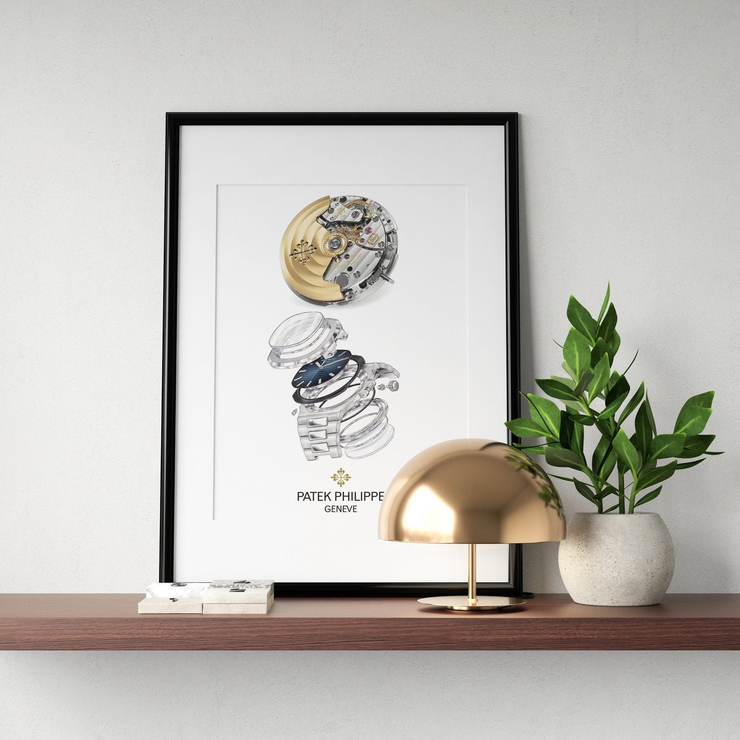 Patek Philippe Nautilus Exploding Design Poster - M & SON