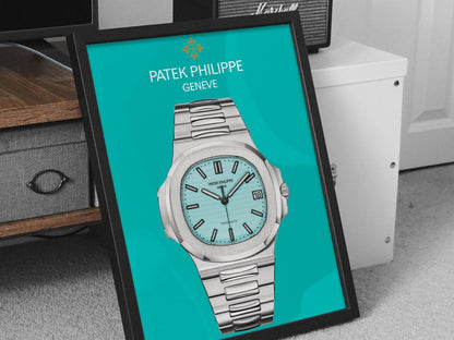 Patek Philippe Nautilus Tiffany Dial Poster - M & SON