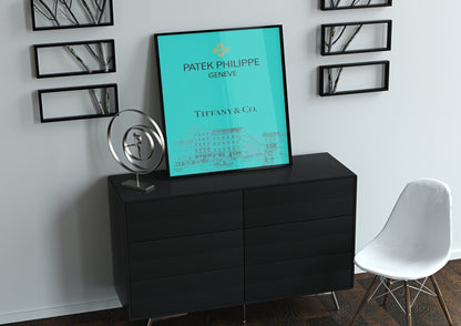 Patek Philippe Tiffany and Co. Poster - M & SON