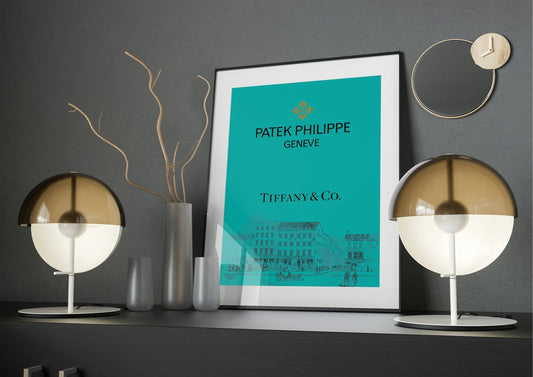 Patek Philippe Tiffany and Co. Poster - M & SON