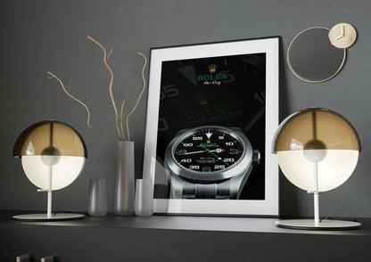 Rolex Air King Poster - M & SON