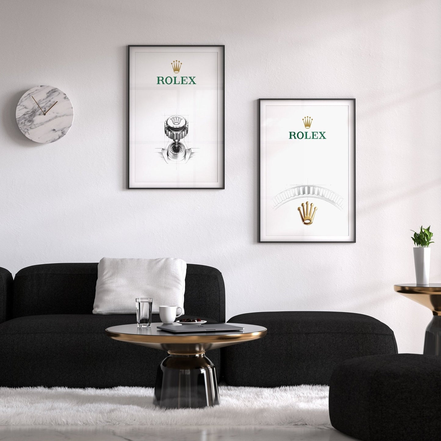 Rolex Crown and Bezel Poster Set - M & SON
