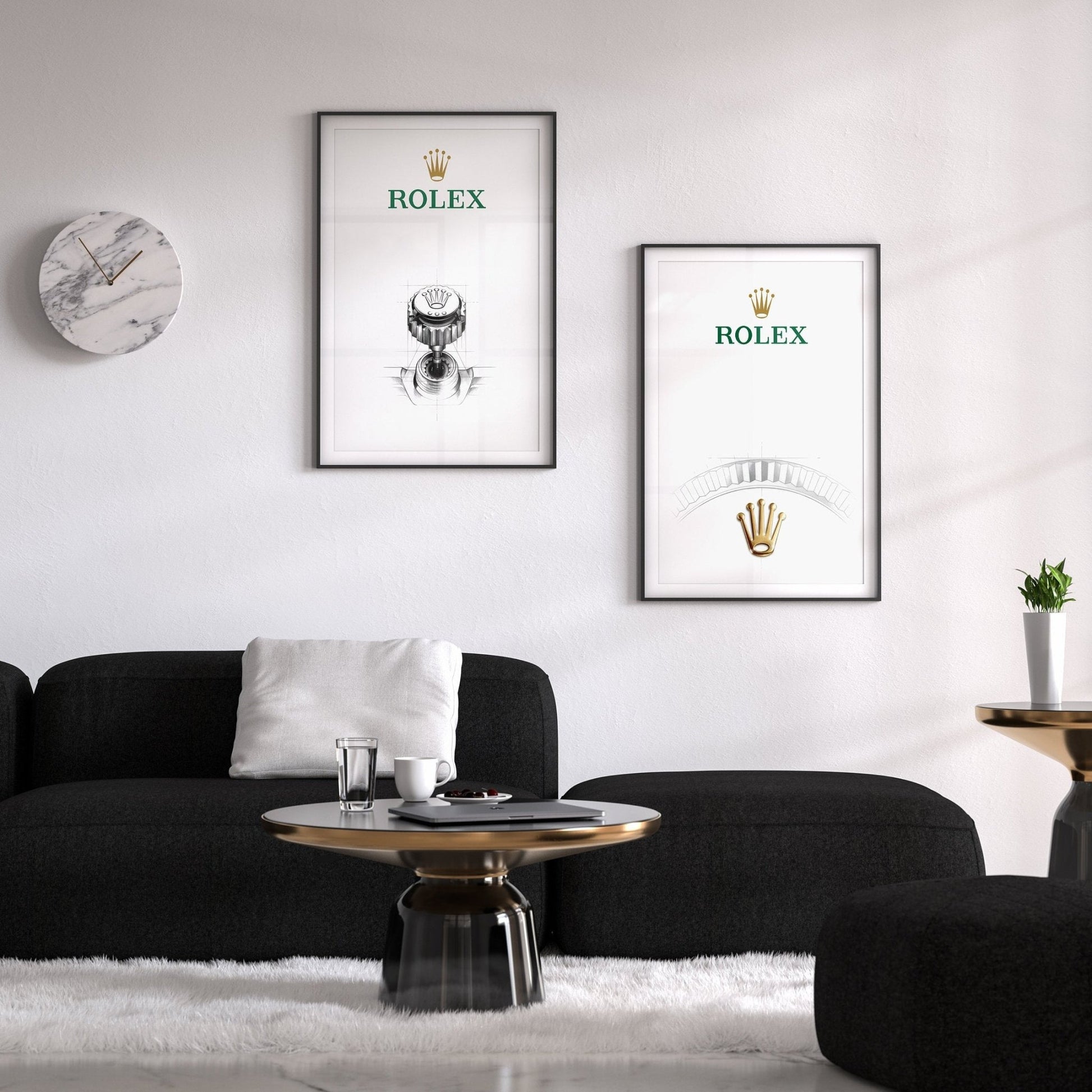 Rolex Crown and Bezel Poster Set - M & SON