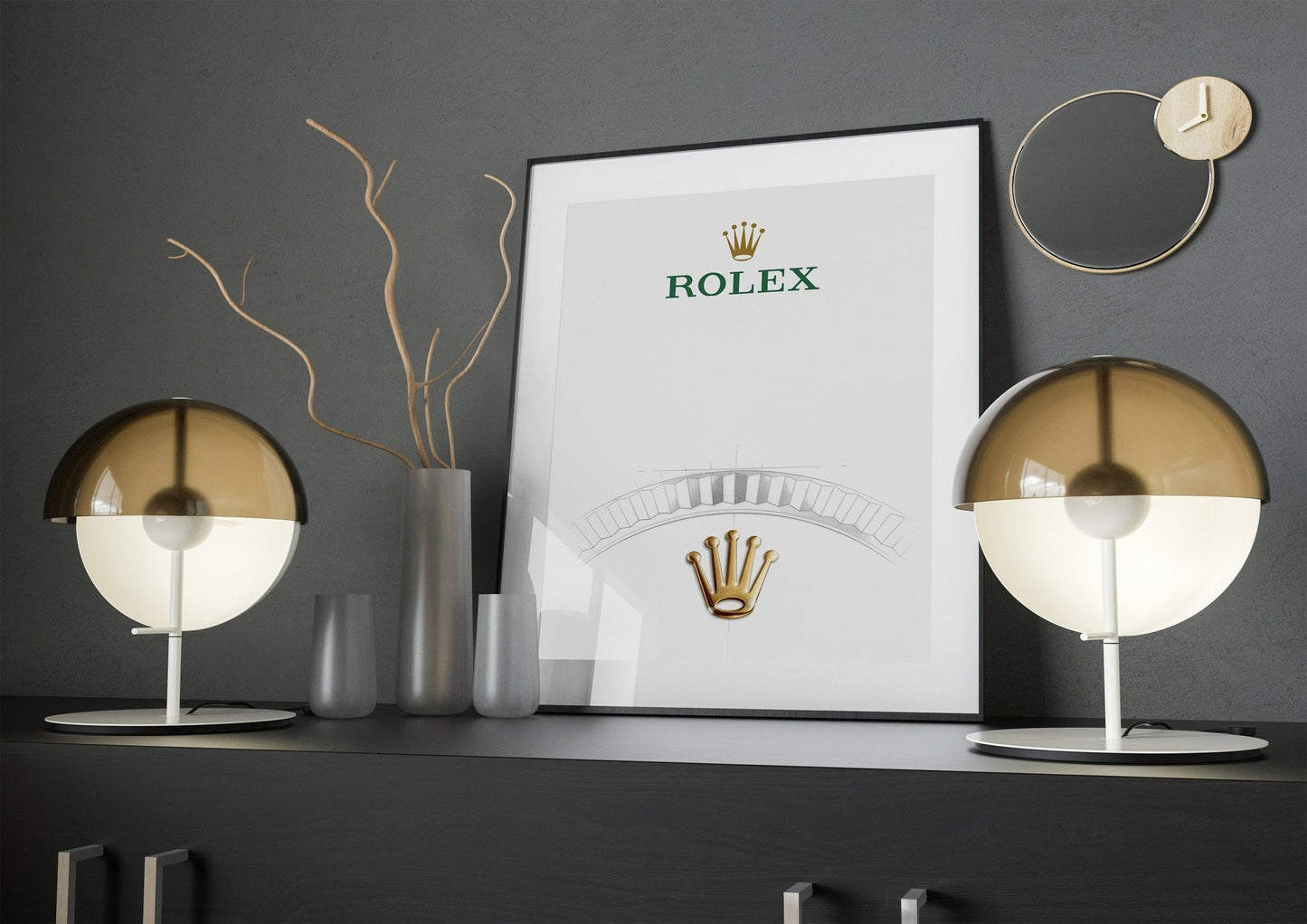 Rolex Crown and Bezel Poster Set - M & SON